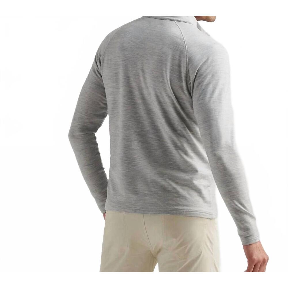 NEW PETER MILLAR excursionist heathered perf pull… - image 2